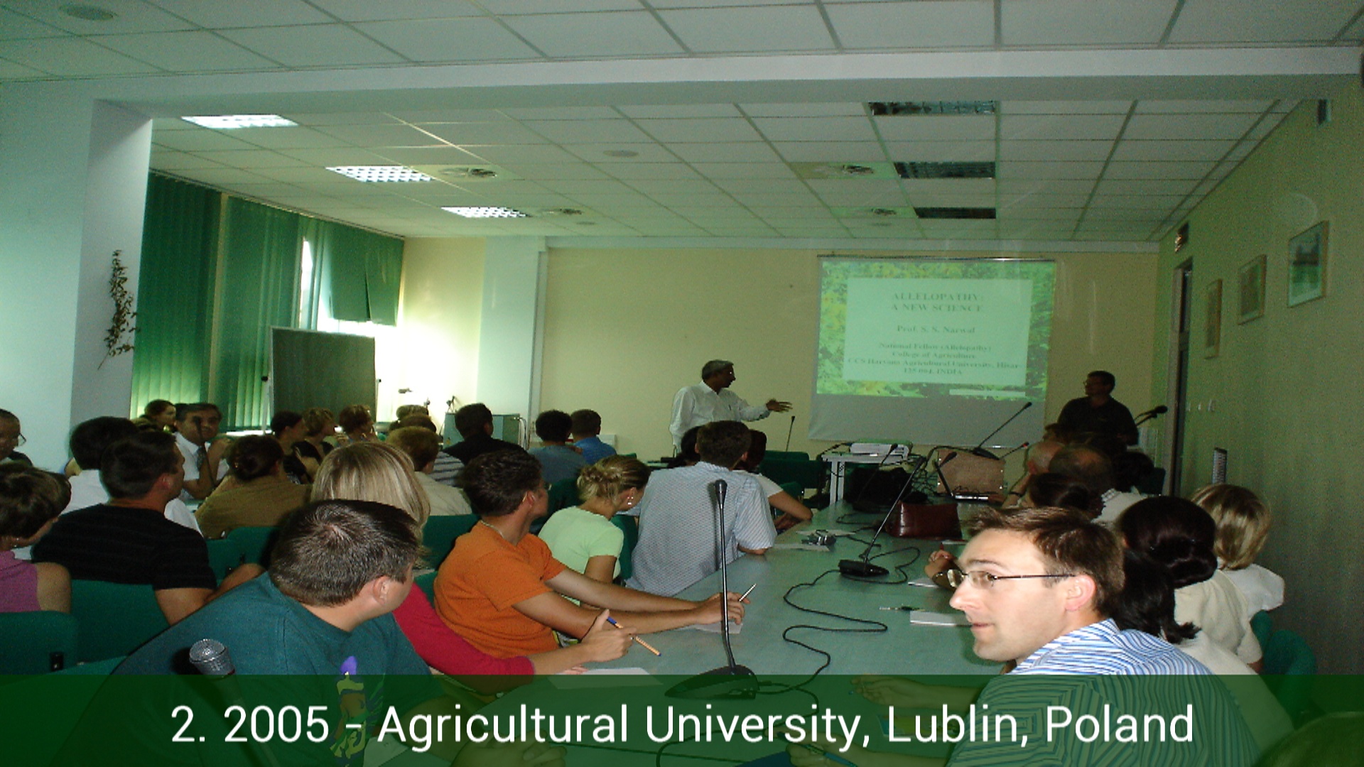 Audience at allelopathy lecture