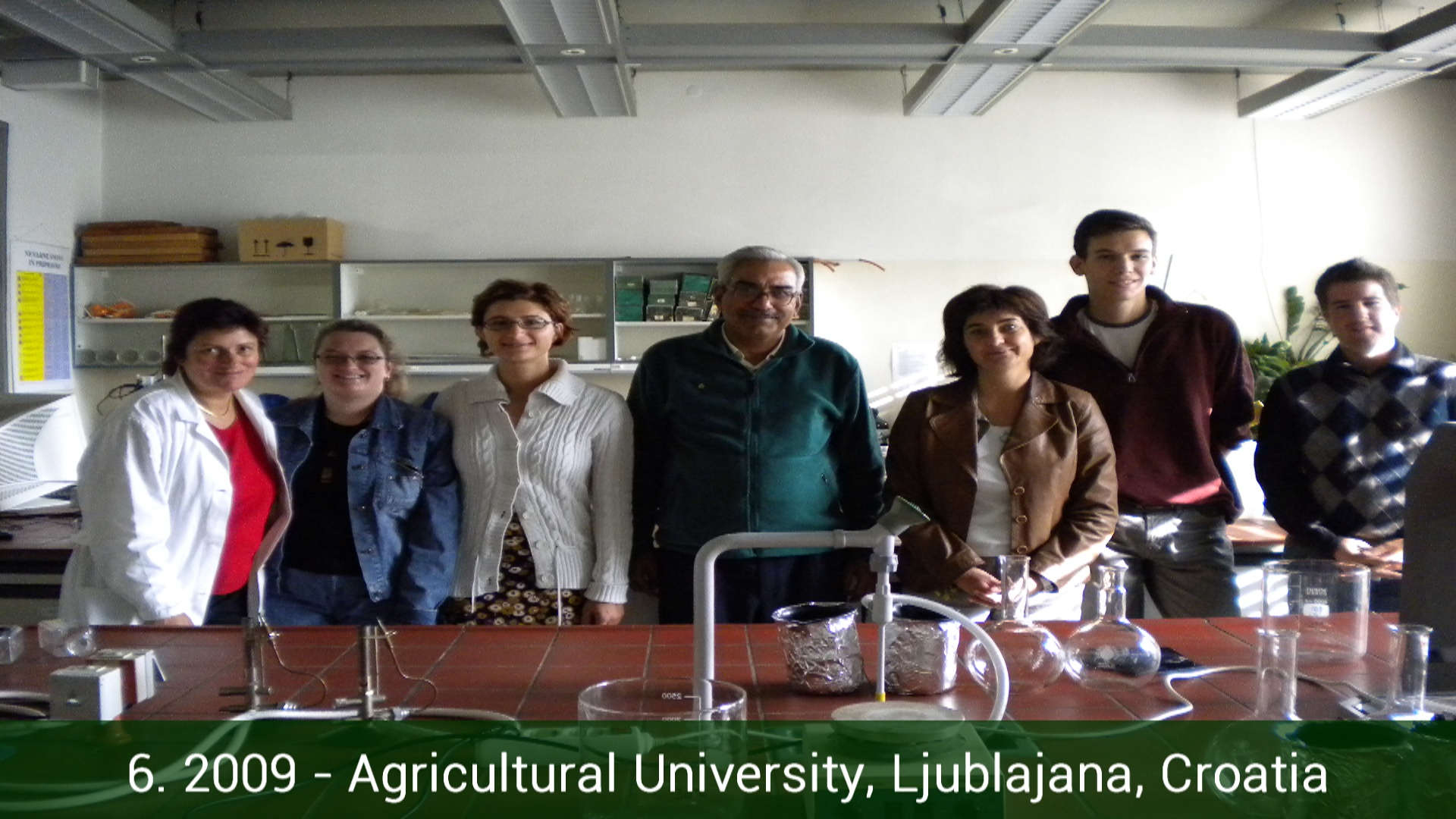 Scientist presenting allelopathy results