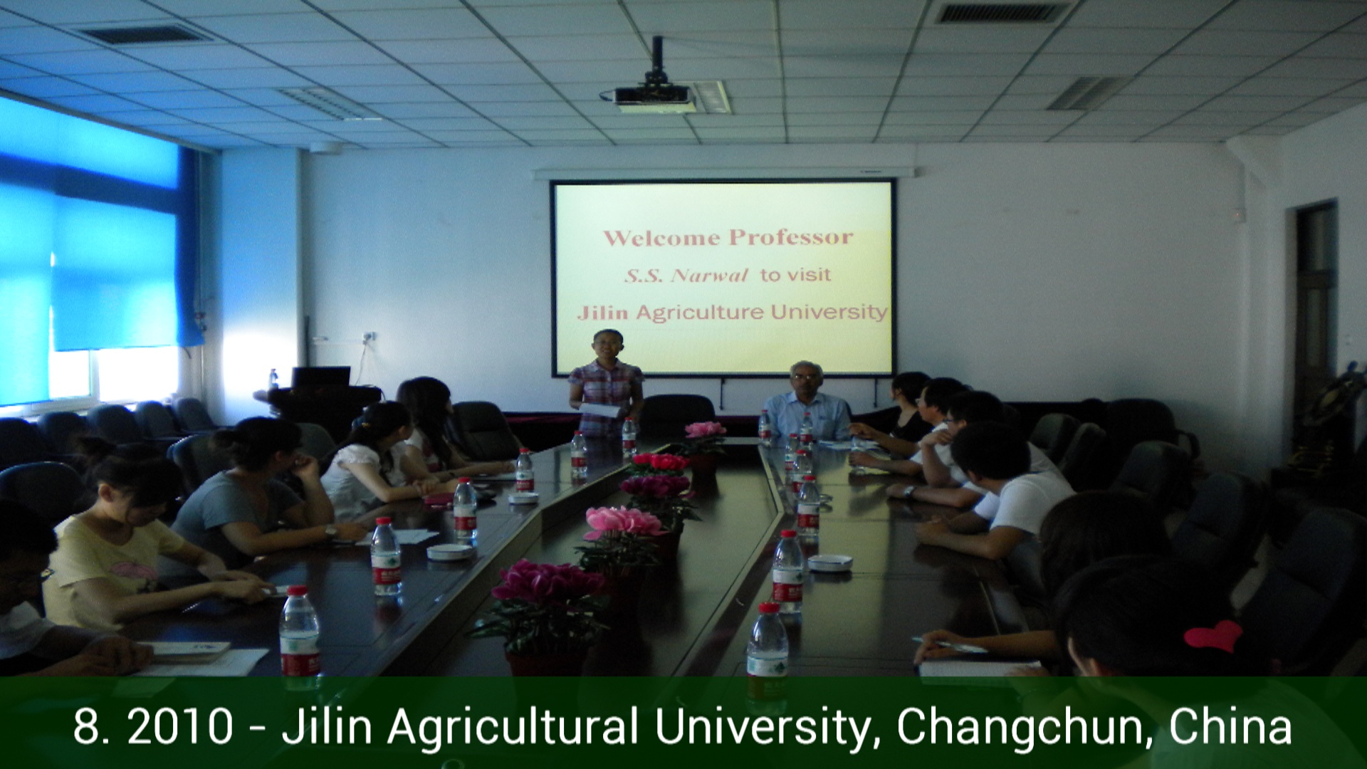 Participants in allelopathy seminar