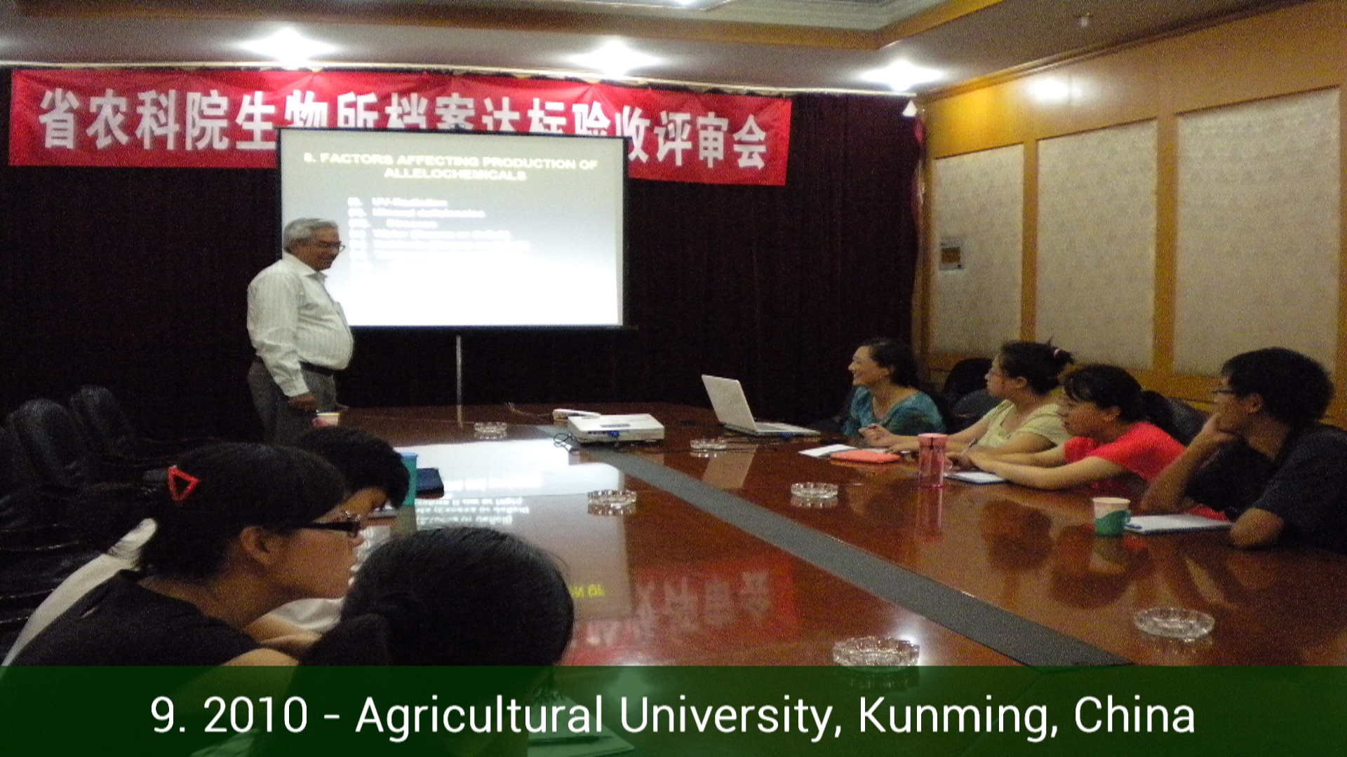 Interactive lecture session on allelopathy