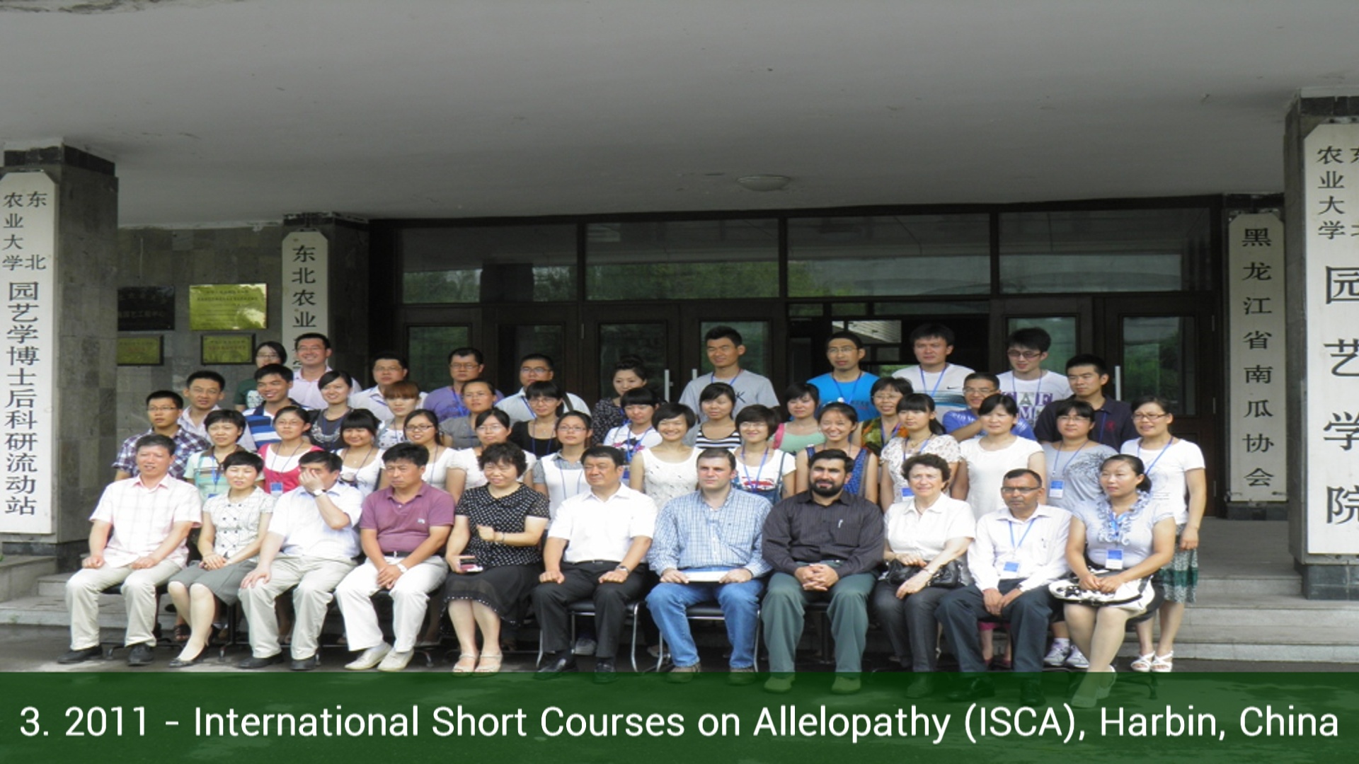 Field visit in allelopathy training course