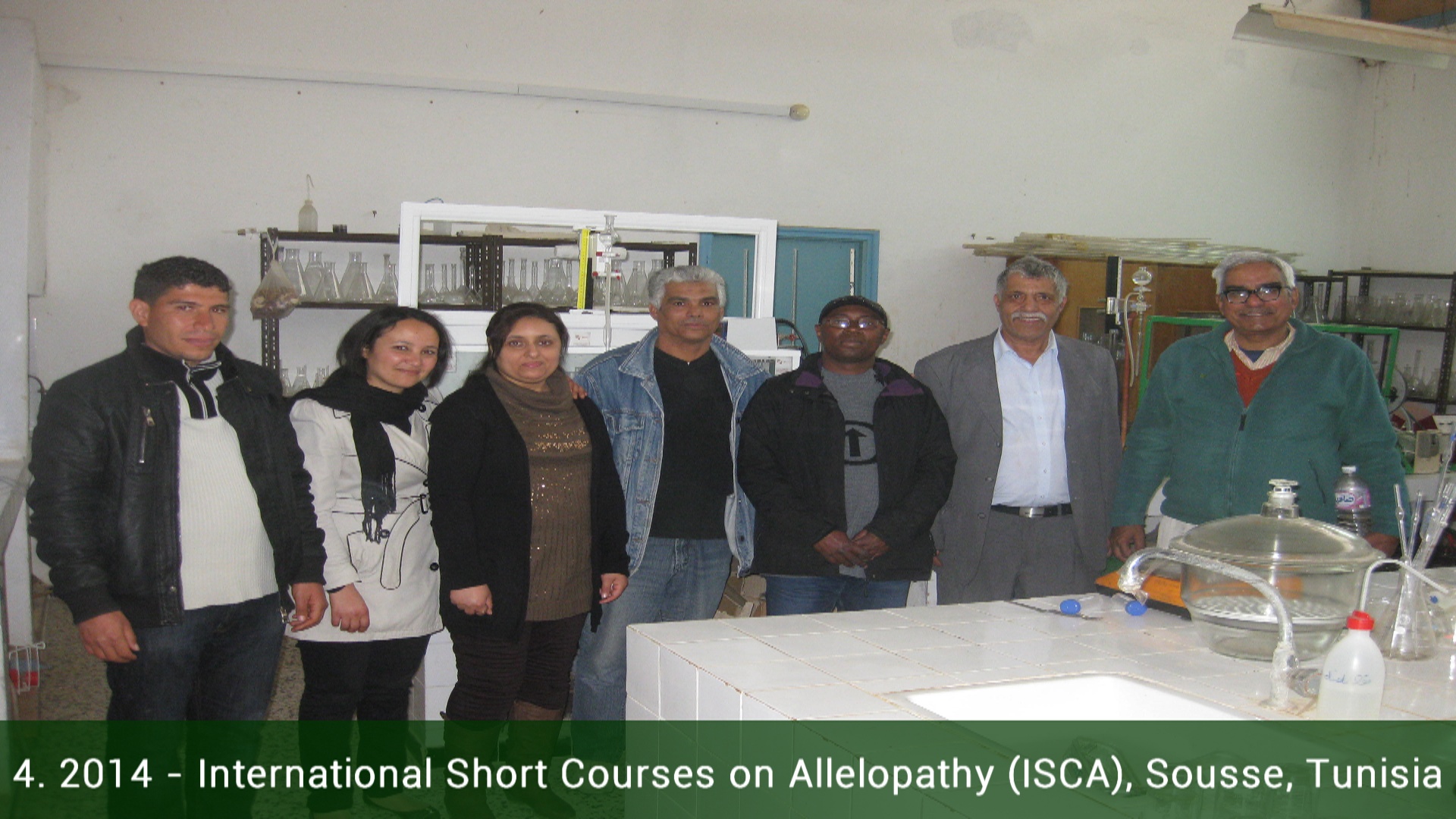 Field visit in allelopathy training course